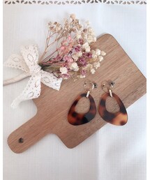 手作り🍄 | ピアス（両耳用）