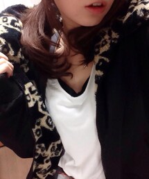 WORLD WIDE LOVE! | 2、3年前に購入！リバーシブルタイプで中はレオパード柄！(ダウンジャケット/コート)