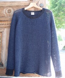 SUNSEA | Paper linen sweater(ニット/セーター)