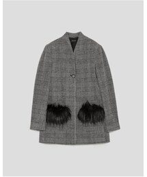 ZARA | ノーカラージャケット