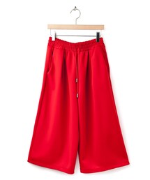 長褲-韓系品味鬆緊綁繩寬褲(チノパンツ)