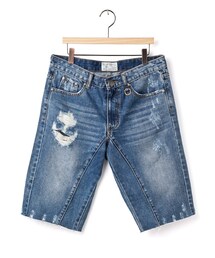 牛仔褲-RELAX船錨破壞牛仔褲(デニムパンツ)