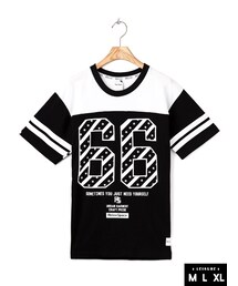 MIT 短T-街頭66芒星中性情侶裝(Tシャツ/カットソー)