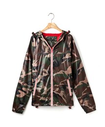外套-個性視覺迷彩情侶風衣男外套(ナイロンジャケット)