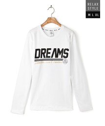 MIT 長T-DREAMS豪華燙金中性情侶裝(Tシャツ/カットソー)