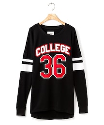 長T-街頭運動風長版情侶女上衣(Tシャツ/カットソー)