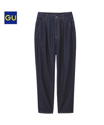 GU | ハイウエストマムジーンズ(デニムパンツ)