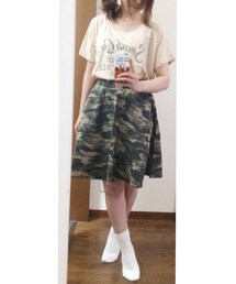 w closet | 迷彩スカート(スカート)