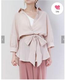 Chico |  5部袖ビッグシャツ(シャツ/ブラウス)