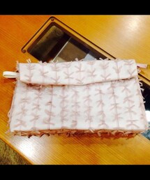 flower | ribbon クラッチ(クラッチバッグ)