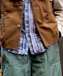 Rebuild by Needles | Rebuild by Needles ribbon/ 3 cut flannel (シャツ/ブラウス)