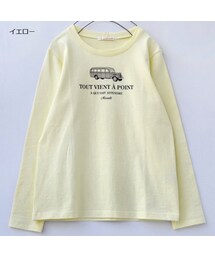A La mode Marche | 度詰め天竺プリントＴシャツ(Tシャツ/カットソー)