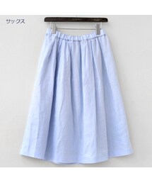 A La mode Marche | リネンギャザースカート(スカート)
