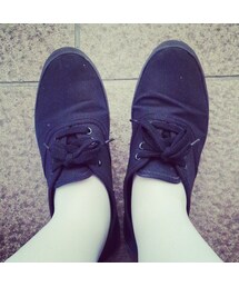 しまむら 黒スニーカー(その他シューズ)