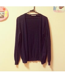 ユニクロ 黒カーディガン(カーディガン/ボレロ)