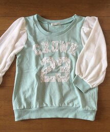 continuer de NICE CLAUP | シフォン袖スウェット(スウェット)