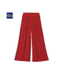 GU | （GU）イージープリーツパラッツォパンツ(パンツ)