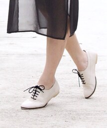 lebunny bleu | Beige Erlands Oxford Flats(スニーカー)