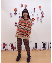 ニコニコの写真。笑 | ニット/セーター