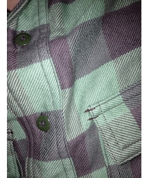 FREEWHEELERS | フリーホイーラーズ FLANNEL SHIRTS “LUMBERJACK”-GRAY GREEN×CHARCOAL GRAY(シャツ/ブラウス)