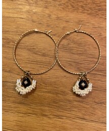 agete | クリスマス限定チャーム＋フープ＋パール(ピアス（両耳用）)