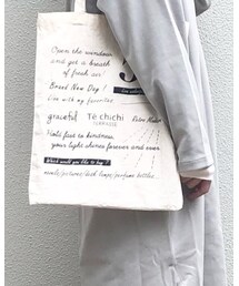 Te chichi TERRASSE | Te chichi TERRASSE5周年ノベルティ(エコバッグ/サブバッグ)