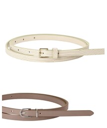 GU | エンボスナローベルト2P  ¥990(ベルト)