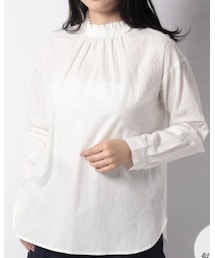 Melan Cleuge | 柄アソート襟フリルブラウス¥3,289(シャツ/ブラウス)