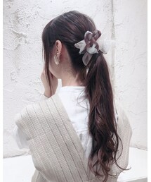 🐰たまにはヘアスタイルup | うしろあっぷ🤎🤍(ヘアゴム)