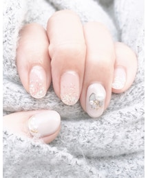 🤍シンプルネイル | ネイルはサロン派♡(マニキュア/ジェルネイル)