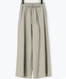 Melan Cleuge | リネン混リラックスパンツ/グリーン/¥5,390(パンツ)