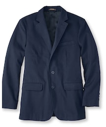 L.L.Bean | Town and Field Blazer, Twill 流行に左右されることのないデザインのブレザー。ジーンズにもチノにもコーディネートが決まります。両サイドにベンツ入り。表地は綿100％、裏地は身頃が綿100％、袖がポリエステル100％製。ドライクリーニング。(テーラードジャケット)