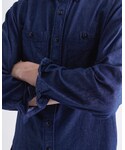 Engineered Garments | 2018aw size s work shirt indigo 4.5oz(襯衫)