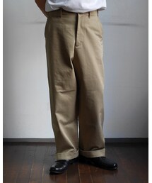 AURALEE | 2020ss washed finx chino wide pants size3(チノパンツ)