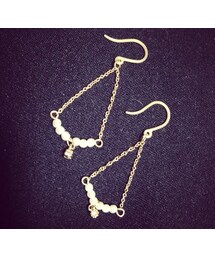 パールピアス(ピアス（両耳用）)
