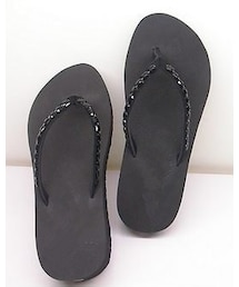 小方鑽厚底人字拖(その他シューズ)