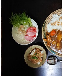 山芋納豆にミニサラダ付き😋カレーライス🍛セット✨ | 福袋/福箱