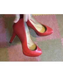 赤パンプス(パンプス)