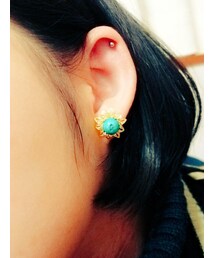 Handmade | ハンドメイド ターコイズピアス(ピアス（両耳用）)