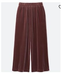 UNIQLO | ベロアワイドパンツ(パンツ)
