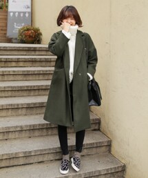 DHOLIC | ダブルロングコート(その他アウター)
