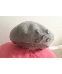 no brand | グレー ベレー帽
(ハンチング/ベレー帽)