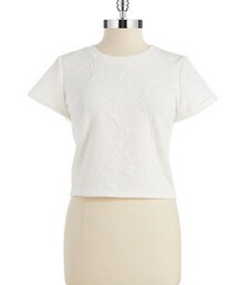 DESIGN LAB Rose Quilted Crop Top(Tシャツ/カットソー)