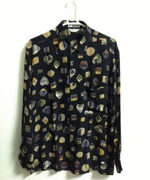 不明 | usedクッキー柄シャツ(シャツ/ブラウス)