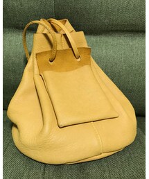MYTHINKS | MYTHINKS エルクレザー巾着バッグ(ハンドバッグ)