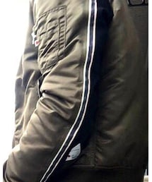 ワンポイントのセルヴィッチ | BLUESAKURAのMA-1(MA-1)