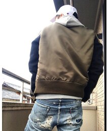 BLUE SAKURA MA-1 後ろ姿 | BLUE SAKURA MA-1 後ろ姿(その他)