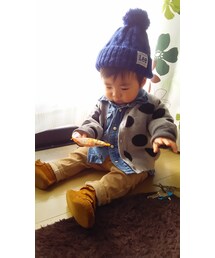 大好きなキーリングを一瞬にして捨て去り、かぼちゃボーロに夢中。 | その他