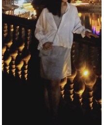 灰色吊带裙 | ワンピース