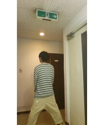 GANRYU | 身長166センチのサルエル。(チノパンツ)